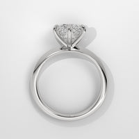 Anillo de Compromiso Knife Edge Cushion