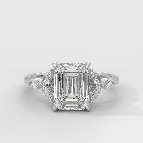 Anillo de Compromiso Laurel Emerald