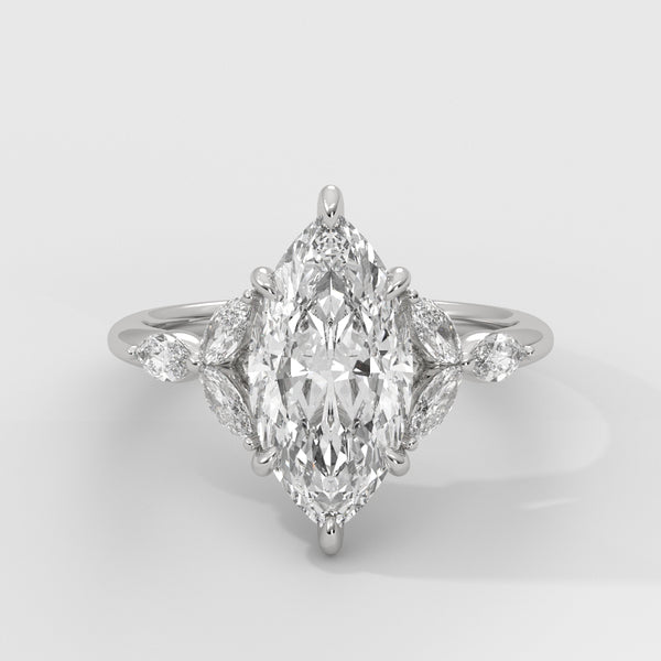 Anillo de Compromiso Laurel Marquise