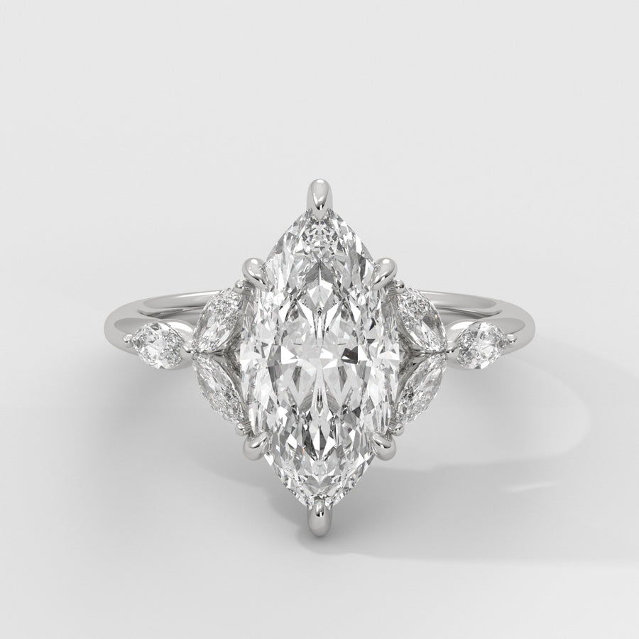 Anillo de Compromiso Laurel Marquise