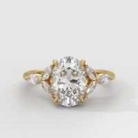 Anillo de Compromiso Laurel Oval