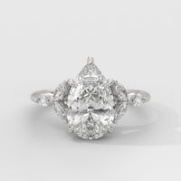 Anillo de Compromiso Laurel Pear