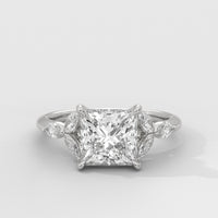 Anillo de Compromiso Laurel Princess