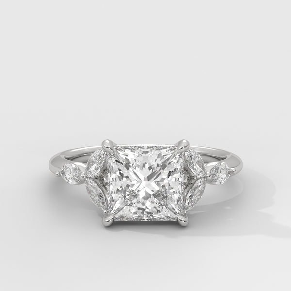 Anillo de Compromiso Laurel Princess