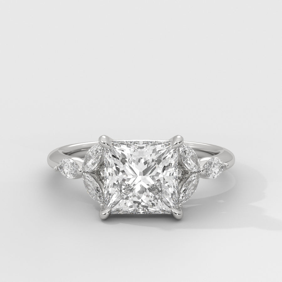Anillo de Compromiso Laurel Princess