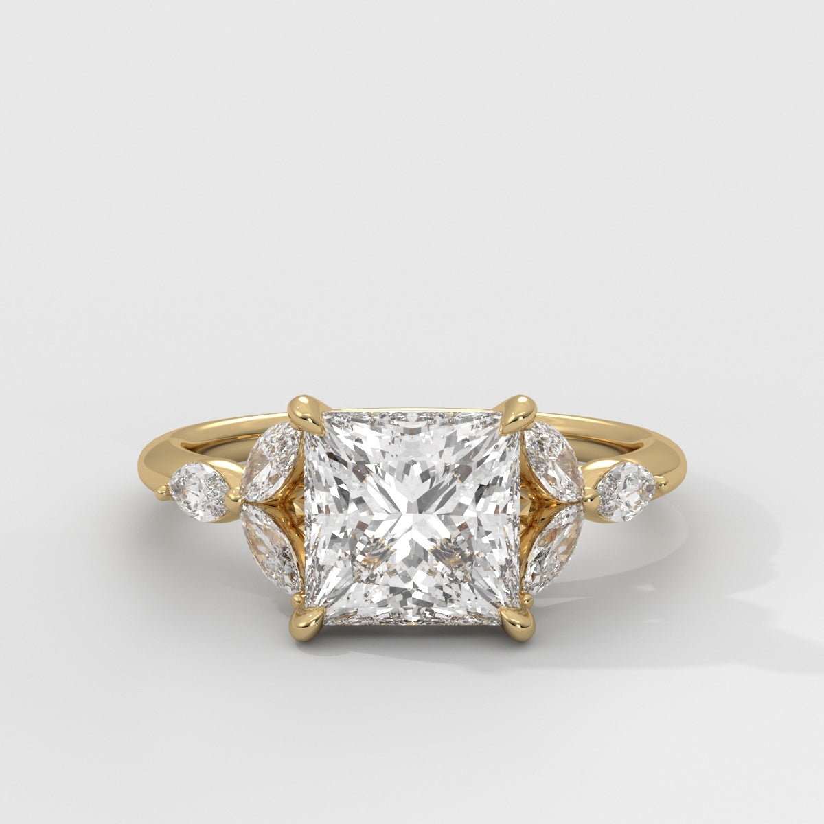 Anillo de Compromiso Laurel Princess
