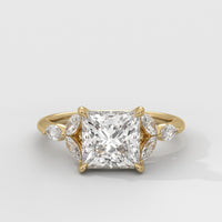 Anillo de Compromiso Laurel Princess