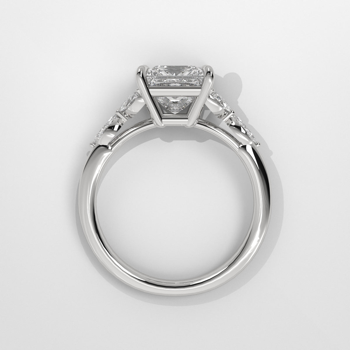 Anillo de Compromiso Laurel Princess