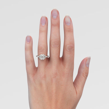 Anillo de Compromiso Laurel Emerald