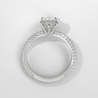Anillo de Compromiso Pavé Marquise