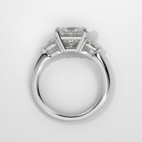 Anillo de Compromiso Sidestones Princess