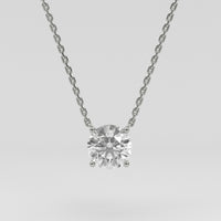 Collar Solitario Round