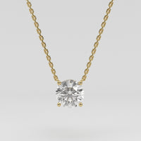 Collar Solitario Round