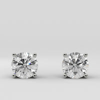 Studs Round 2.00 ct & Jacket Cluster
