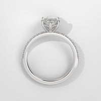 Anillo de Compromiso Sidestones 1.50 mm Marquise