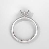 Anillo de Compromiso Sidestones 1.50 mm Pear