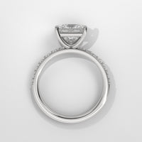 Anillo de Compromiso Sidestones 2.00 mm Princess