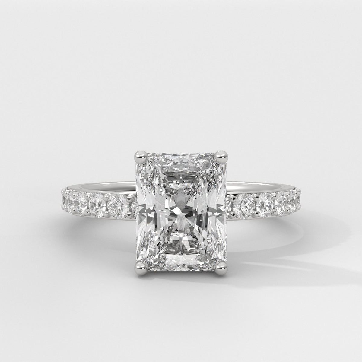 Anillo de Compromiso Sidestones 2.00 mm Radiant