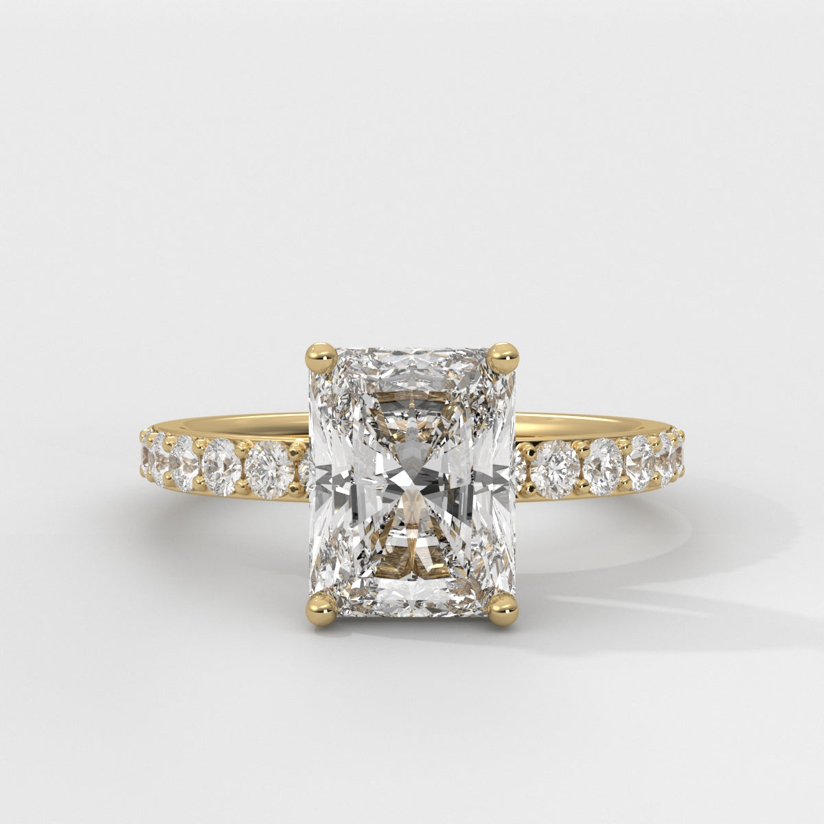 Anillo de Compromiso Sidestones 2.00 mm Radiant