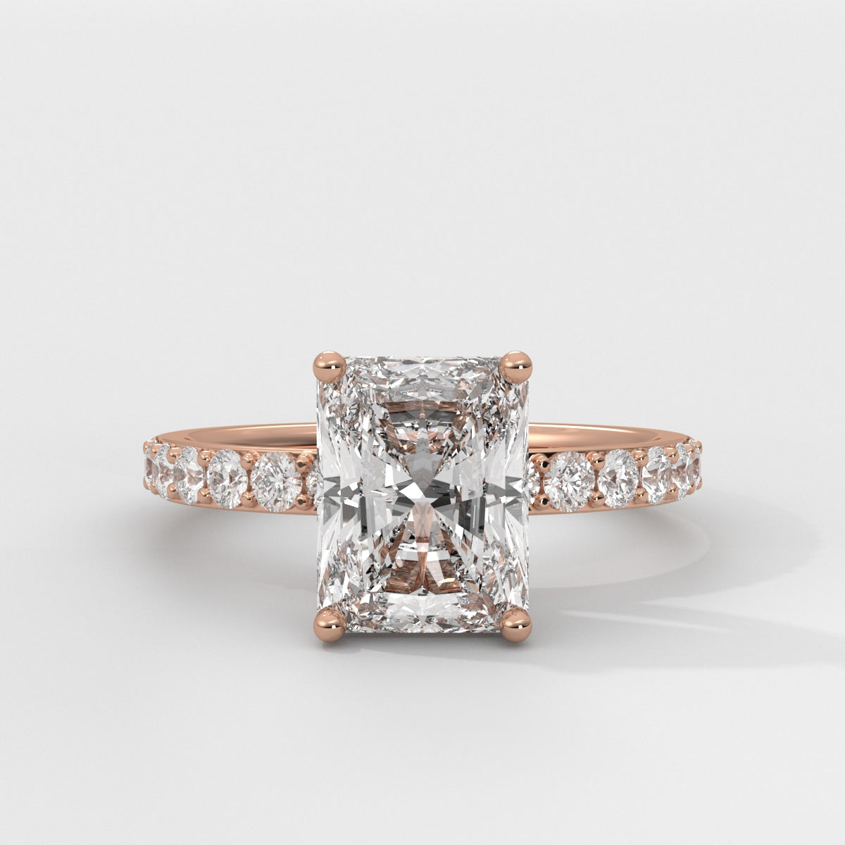 Anillo de Compromiso Sidestones 2.00 mm Radiant