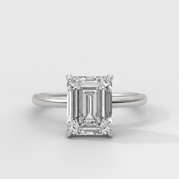 Anillo de Compromiso Solitario Emerald