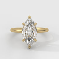 Anillo de Compromiso Solitario Marquise