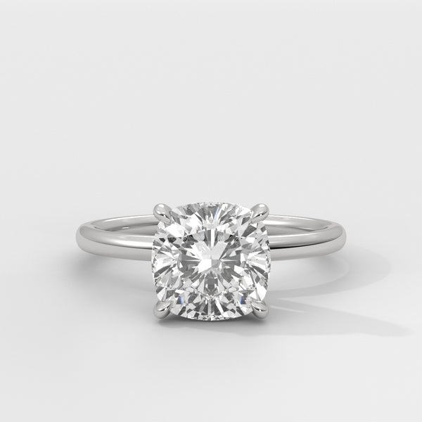 Anillo de Compromiso Solitario Cushion