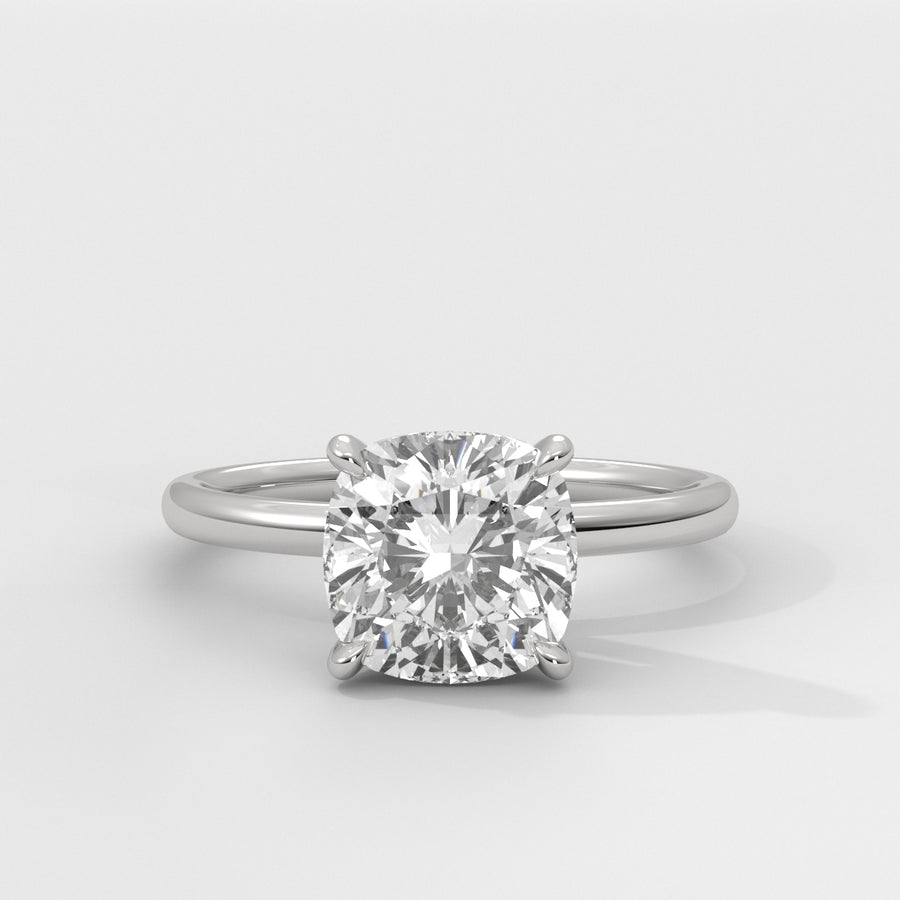 Anillo de Compromiso Solitario Cushion