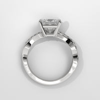 Anillo de Compromiso Twisted Shank Princess