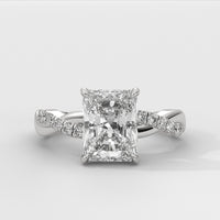 Anillo de Compromiso Twisted Shank Radiant
