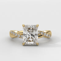 Anillo de Compromiso Twisted Shank Radiant