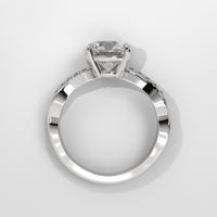 Anillo de Compromiso Twisted Shank Round