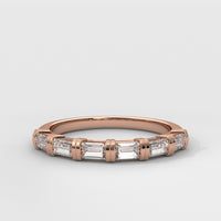 Anillo Baguette Wedding Band