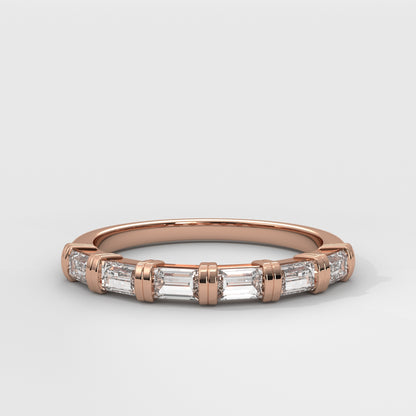 Anillo Baguette Wedding Band