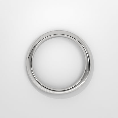 Anillo Knife Edge Wedding Band