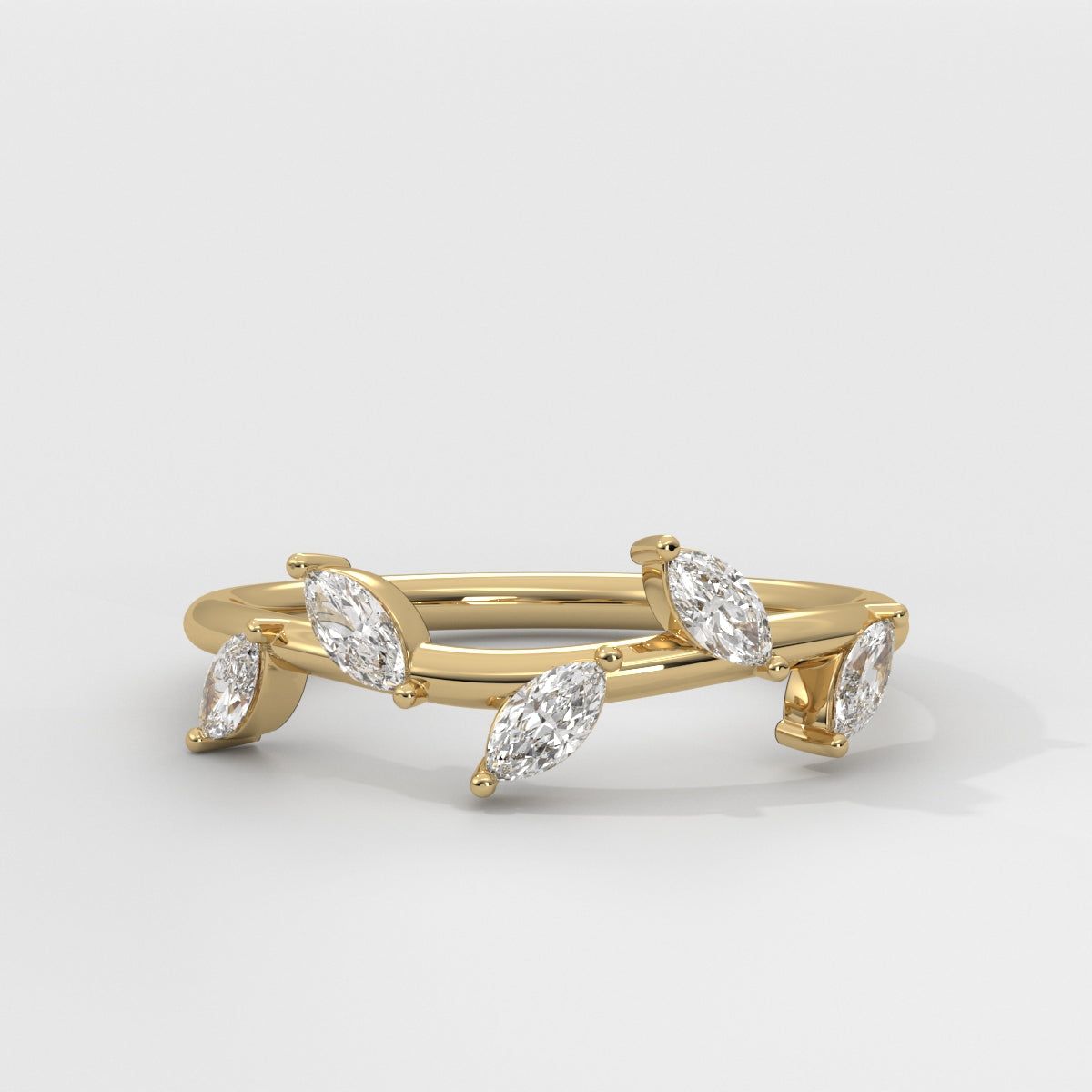 Anillo Laurel Wedding Band