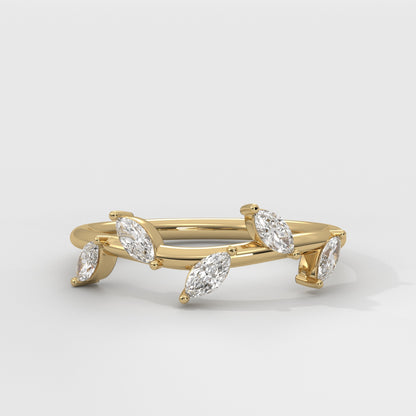 Anillo Laurel Wedding Band