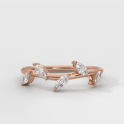 Anillo Laurel Wedding Band