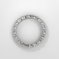 Anillo Eternity Oval