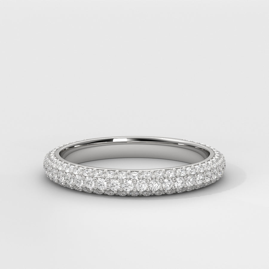 Anillo Pavé Wedding Band