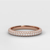 Anillo Pavé Wedding Band