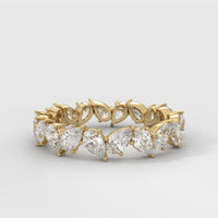 Anillo Eternity Pear
