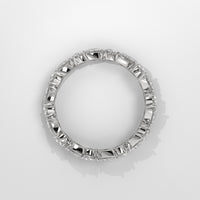 Anillo Eternity Pear
