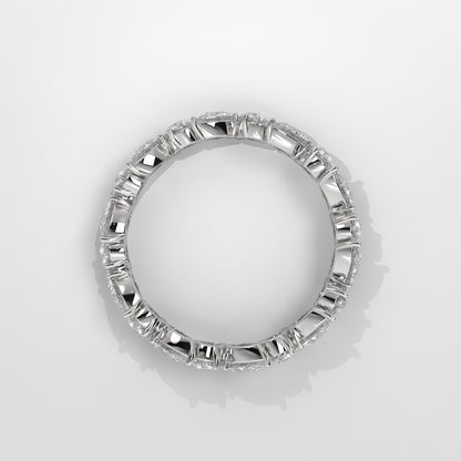 Anillo Eternity Pear