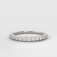 Anillo Shared Prongs Wedding Band