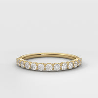 Anillo Shared Prongs Wedding Band