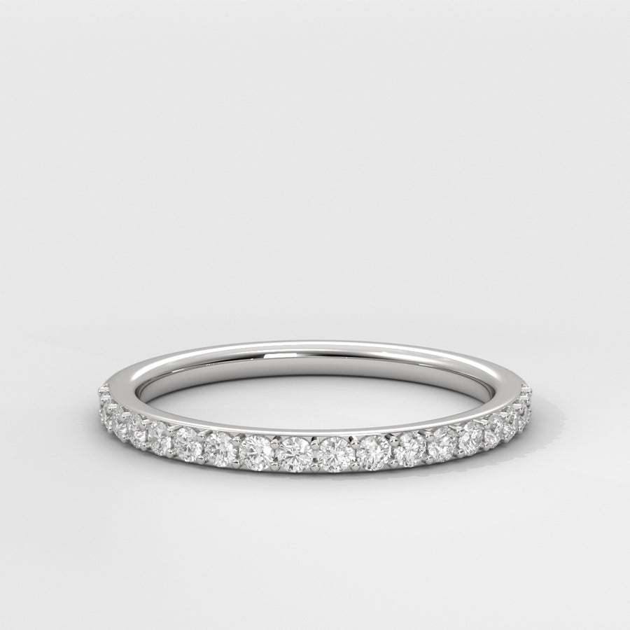 Anillo Sidestones Wedding Band