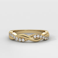 Anillo Twisted Shank Wedding Band